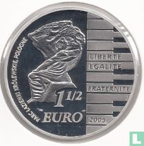 France 1½ euro 2005 (PROOF) "195th anniversary Birth of Frederic Chopin"