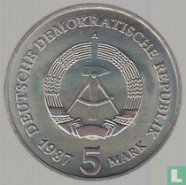 DDR 5 mark 1987 "Berlin capital of the GDR"