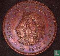Mexico 50 centavos 1956 for sale