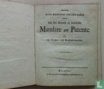 Sämtliche in den churfürstlich. sächsischen Landen alljährlich von den Kanzeln zu verlesende Mandate und Patente 
