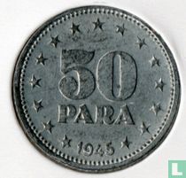Yougoslavie 50 para 1945