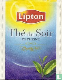 Lipton sachets et étiquettes de thé catalogue