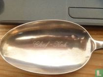 Oud zilveren opscheplepel