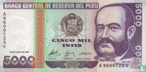Pérou 5000 Intis 1988