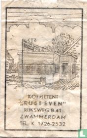 Koffietent "Rust Even" 