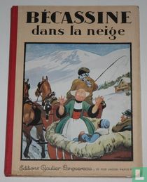 Bécassine dans la neige