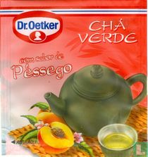 Chá verde com sabor de Pêssego