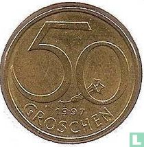 Austria 50 groschen 1997