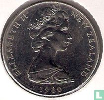 Nouvelle-Zélande 20 cents 1980 (0 ovale) acheter