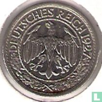 Empire allemand 50 reichspfennig 1927 (A)