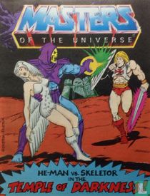 He-Man vs. Skeletor in the temple of darkness