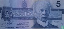 Canada 5 Dollar 1986