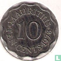 Mauritius 10 cents 1978