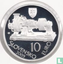 Slovakia 10 euro 2009 (PROOF) "150th anniversary of the birth of Aurel Stodola" 