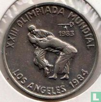 Cuba 1 peso 1983 "1984 Summer Olympics in Los Angeles - Judo"