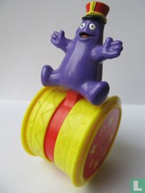 Grimace op ton