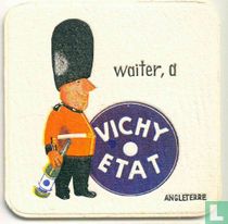 Angleterre waiter, a Vichy Etat  / Dit is een van de 30 bierviltjes "Collectie Expo 1958".