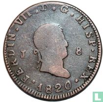 Spain 8 maravedis 1820 (J)