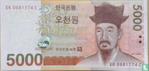 Zuid-Korea 5000 Won kaufen