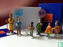 5 Figurines Carte de Voeux 1972