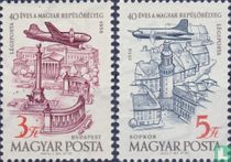 40 years of air-mail stamps