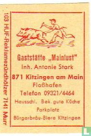 Gaststätte Mainlust - Antonie Stark