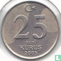 Türkei 25 Yeni Kurus 2005