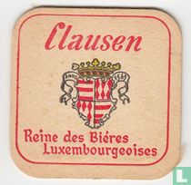 Clausen Reine des Bières Luxembourgeoises / drapeau 