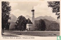 St. Colmann- Kirche mit Gernspitze, Köllespitze und Schlieke