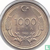Turquie 1000 lira 1993 acheter