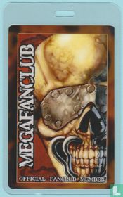 Megadeth Backstage Pass, Megafanclub Laminat 2007