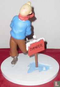 Tintin patinage autour de wak