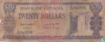 Guyana 20 Dollars (signatures: Patrick Matthews & Carl Greenidge)