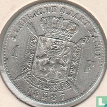 België 1 franc 1887 (L WIENER)