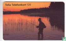 Man is Fishing