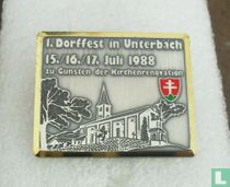 1. Dorffest in Unterbäch 15./16./17. juli 1988