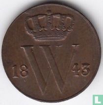 Niederlande ½ Cent 1843