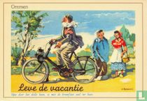 Opa door het dolle heen, is met de bromfiets snel ter been Leve de vacantie Ommen
