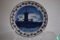 Sierbord - "De Dageraad begint te blinken  oct-1918" - Herdenking WO-I - De Porceleyne Fles