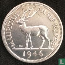 Mauritius ½ rupee 1946