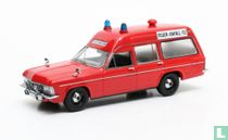 Opel Admiral B SWB Miesen Ambulance freiwillige feuerwehr red 1970
