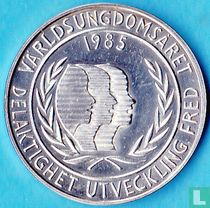 Sweden 100 kronor 1985 "International Youth Year"