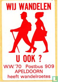 Wij wandelen U ook?
