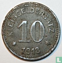Querfurt 10 pfennig 1918