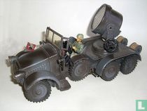 Voiture avec projecteur