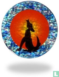 Huilende wolf