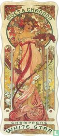 Moët & Chandon Champagne White Star / Alphonse Mucha