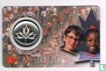 Canada 25 cents 2000 (coincard) "Harmony"