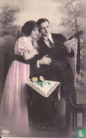 Paartje met mandoline