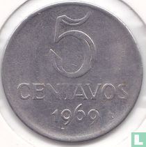 Brazilien 5 Centavo 1969